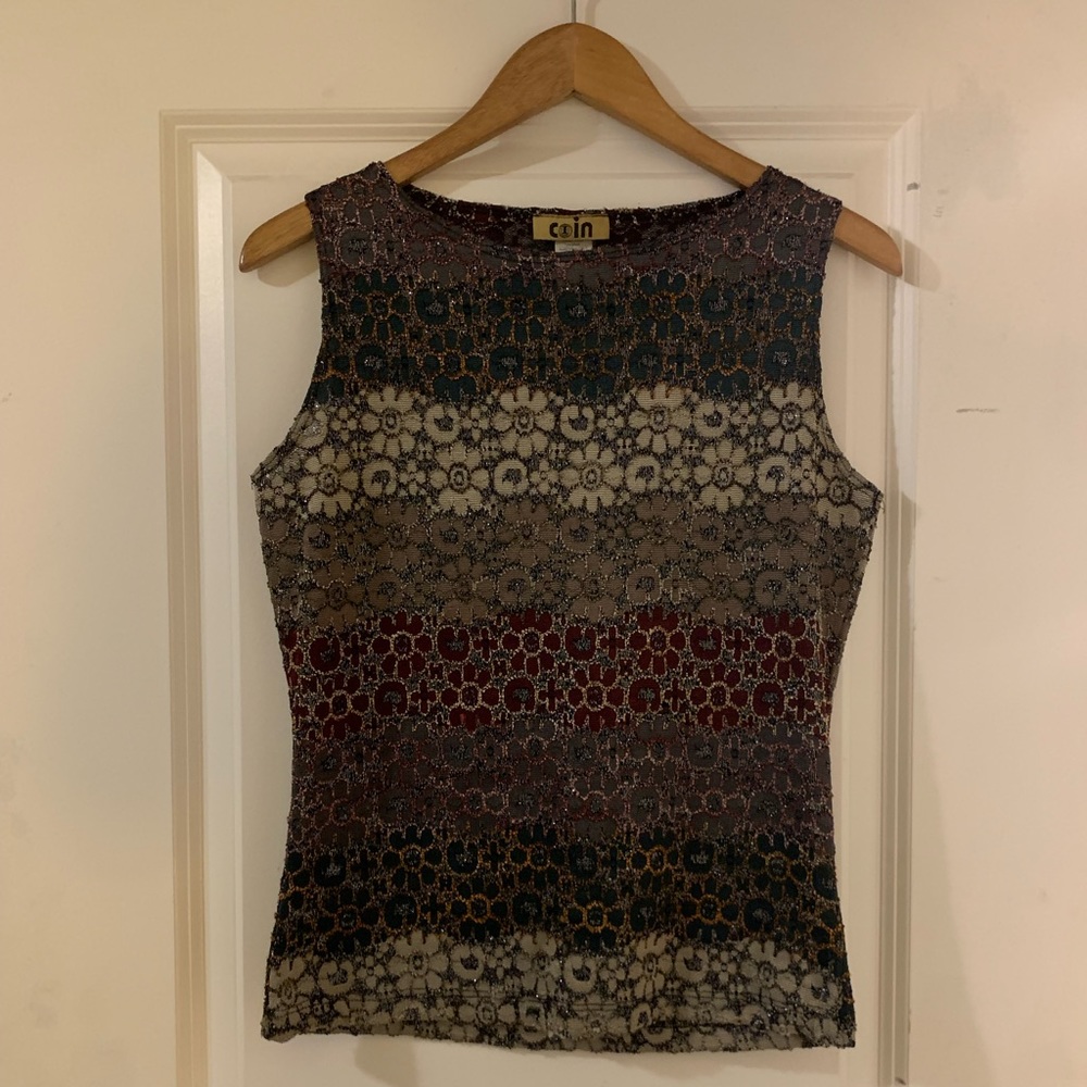 COIN Vintage High Neck Tank
